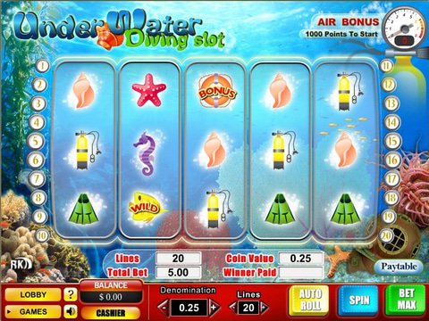 Play The Free Slot Under Water Diving With No Download