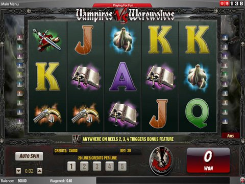 Vampires vs Werewolves Game Preview