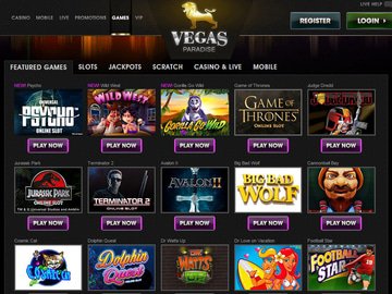 Vegas Paradise Casino Software Preview