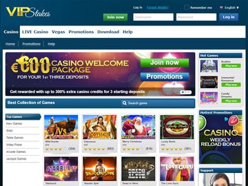 VIP Stakes Casino Software Preview