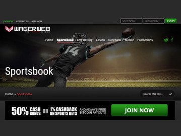 WagerWeb Homepage Preview