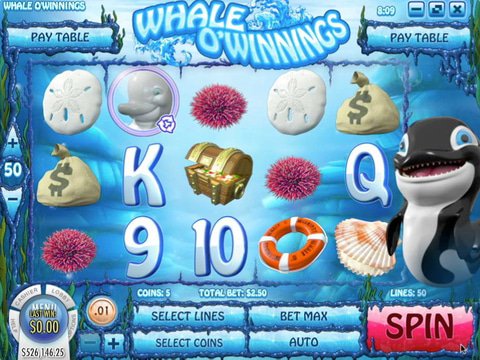 Play Whale O Winnings Slot Machine Free with No Download