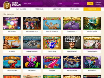 Wild Sultan Casino Software Preview