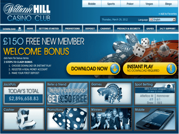 William Hill Homepage Preview