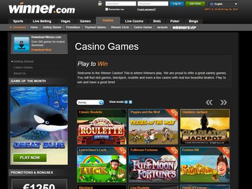 Winner Casino Software Preview