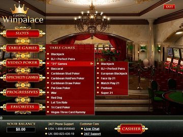 Winpalace Casino Software Preview