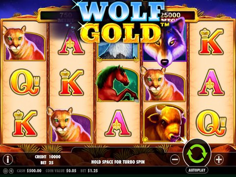 Wolf Gold No Download Slot