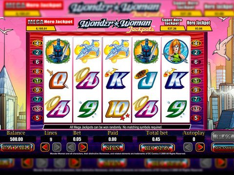 Wonder Woman Jackpots Game Preview