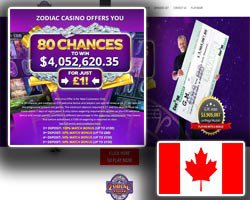 zodiac casino welcome bonus and promotions